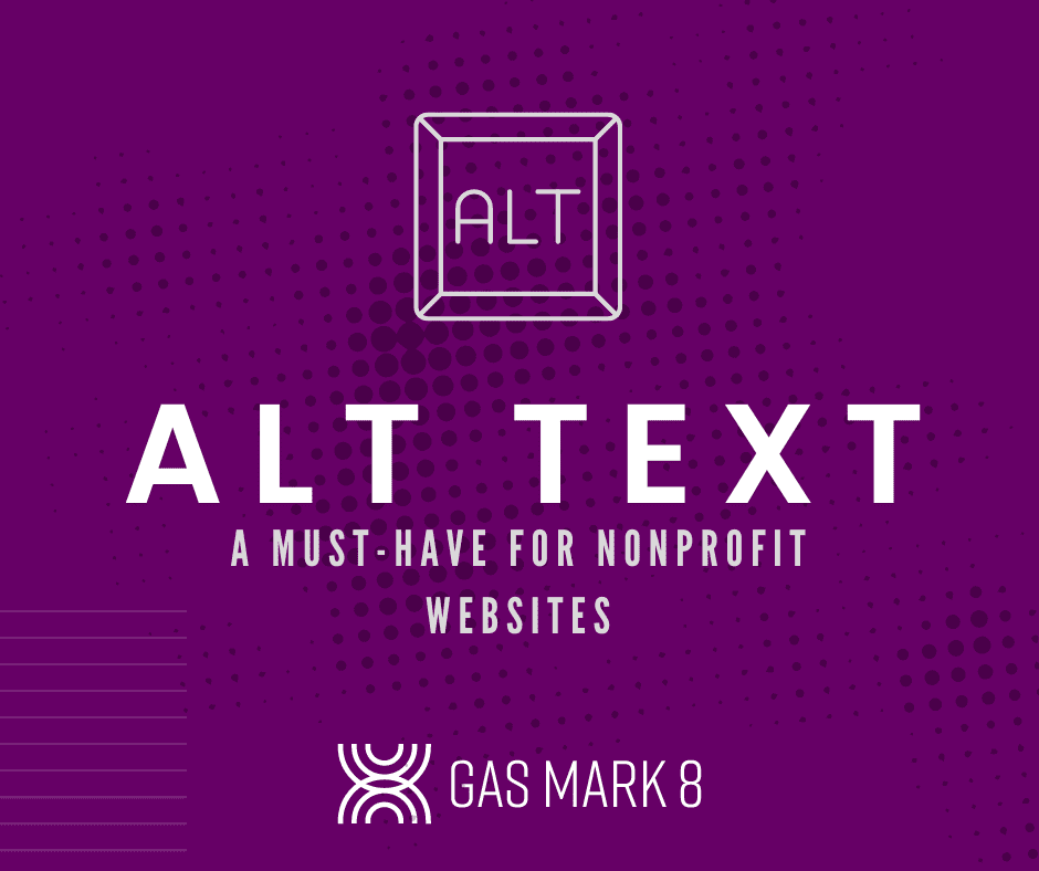 alt text: a must-have for nonprofit websites graphic