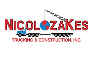 nicolozakes trucking and construction logo